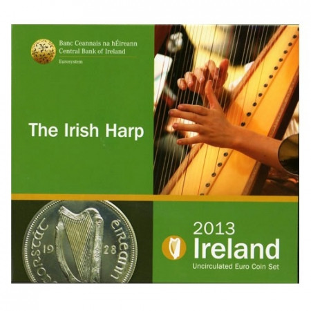 2013 * IRELAND Official Euro Coin Set the Irish Harp