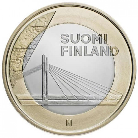 2012 * 5 euro FINLAND Lapland Candle Bridge