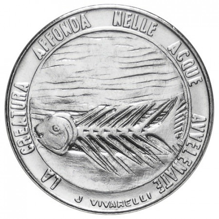 1977 * 100 Lire San Marino "Marino Poisoned Water" (KM 70) UNC