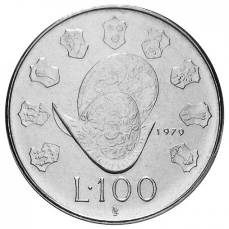 1979 * 100 Lire San Marino "Free Protection" (KM 95) UNC
