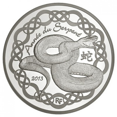 2013 * 10 euro FRANCE Year of the Snake Proof