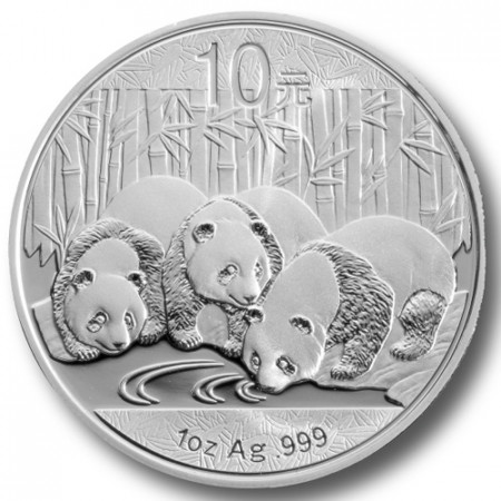 2013 * 10 Silver Yuan 1 OZ China Panda