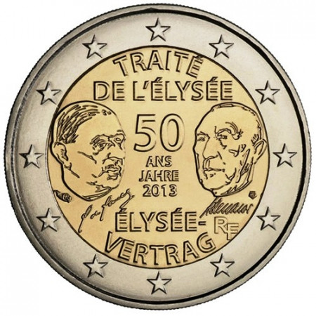 2013 * 2 euro FRANCE 50th Élysée Treaty