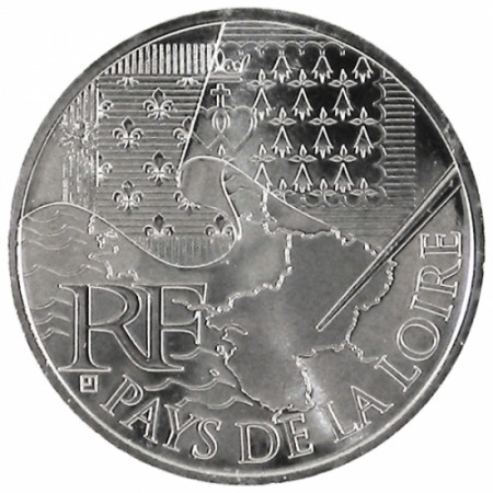 2010 * 10 euro FRANCE Pays de la Loire Region