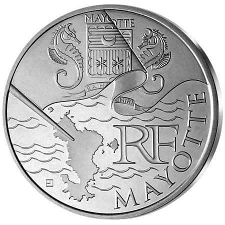 2011 * 10 euro FRANCE Réunion Mayotte "French Regions"