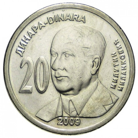 2009 * 20 dinara Serbia Milutin Milankovic