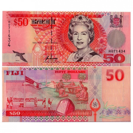 1996 * Banknote Fiji 50 dollars UNC