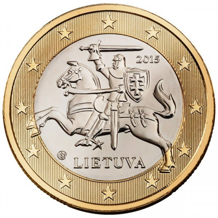 2015 * 1 Euro LITHUANIA Knight Vytis