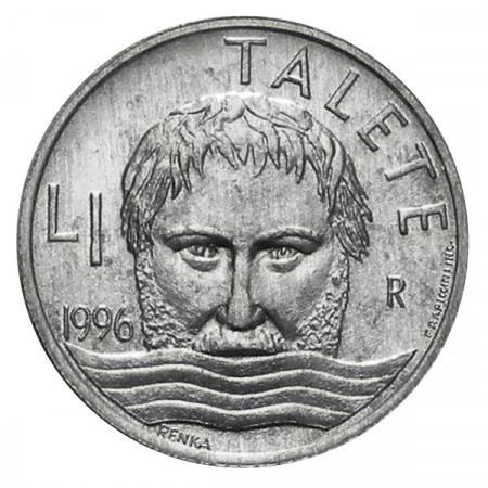 1996 * 1 Lira San Marino "Thales of Miletus" (KM 349) UNC