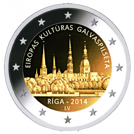 2014 * 2 euro Latvia Riga