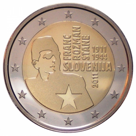 2011 * 2 euro SLOVENIA Franc Rozman Proof