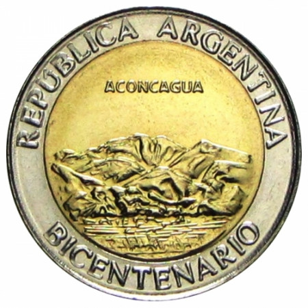 2010 * 1 Peso Argentina - Aconcagua