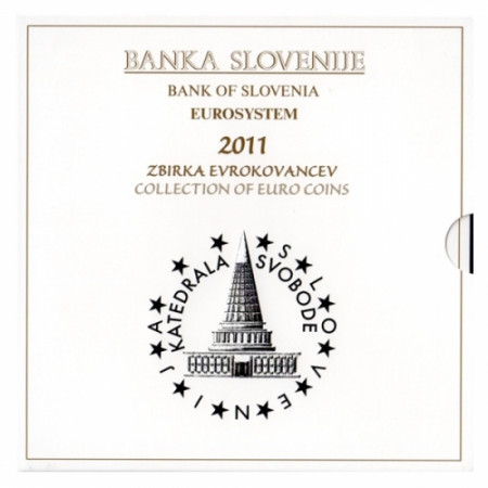 2011 * SLOVENIA Official Euro Coin Set BU 