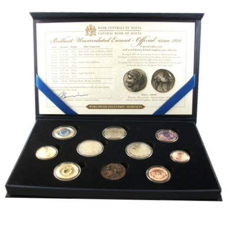 2011 * MALTA Official Euro Coin Set BU