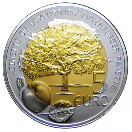 2014 * 5 euro LUXEMBOURG Russet Apple