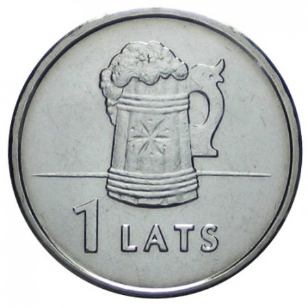 2011 * 1 Lats Latvia beer mug