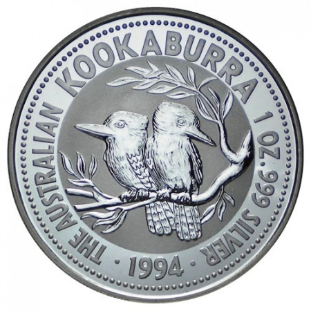 1994 * Silver dollar 1 OZ Kookaburra Australia