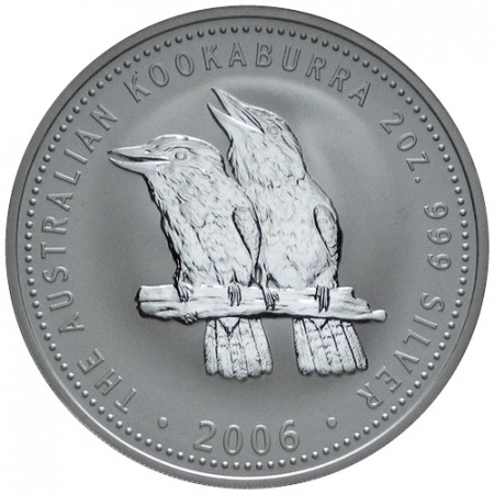 2006 * 2 silver dollar 2 OZ Kookaburra Australia