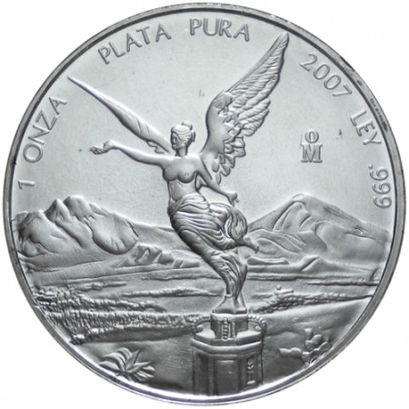 2007 * Mexico 1 OZ Silver ounce Libertad
