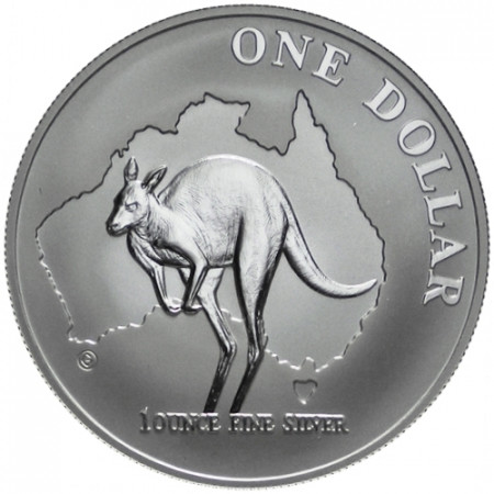 2000 * Silver dollar 1 OZ Kangaroo Australia