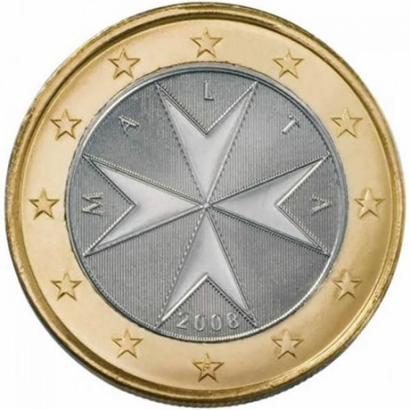 2008 * 1 euro MALTA Maltese cross