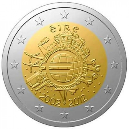 2012 * 2 euro IRELAND 10th Anniversary euro