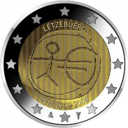 2009 * 2 euro LUXEMBOURG Economic and Monetary Union