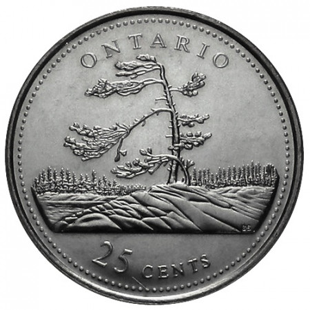 1992 * Quarter dollar Canada Ontario