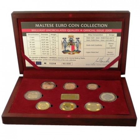 2008 * MALTA Official Euro Coin Set BU