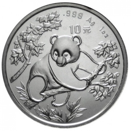 1992 * 10 Silver Yuan 1 OZ China Panda