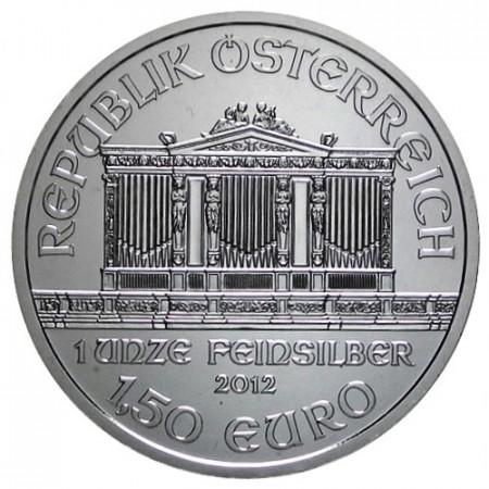 2012 * 1,5 euro 1 OZ Ounce AUSTRIA Philharmonic