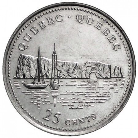 1992 * Quarter dollar Canada Quebec