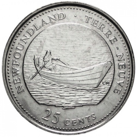 1992 * Quarter dollar Canada Newfoundland