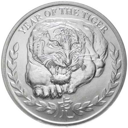 2010 * 1000 Shillings 1 OZ Somaliland Year of the Tiger