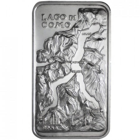 Silver bullion 999 1 OZ Lake Como