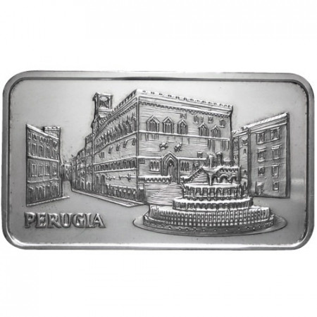 Silver bullion 999 1 OZ Perugia