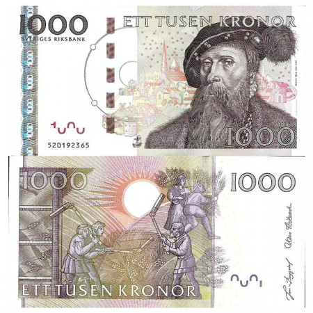 ND (2005) * Banknote Sweden 1000 Kronor “Gustav Vasa” (p67) UNC