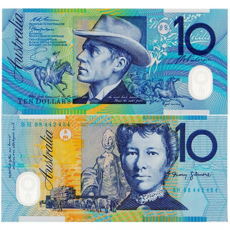 ND (1998) * Banknote Polymer Australia 10 Dollars “Banjo - Gilmore” (p52b) UNC