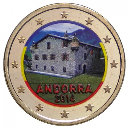 2014 * 1 Euro ANDORRA "Casa de la Vall" Colored