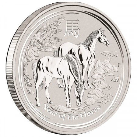 2014 * Silver dollar 1 OZ Year of the Horse Australia