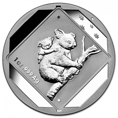 2014 * 1 Dollar Silver 1 OZ Australia "Koala - Road Sign" PROOF