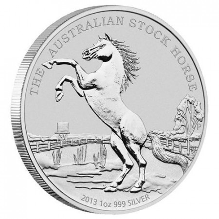 2013 * Silver dollar 1 OZ Australia Stock Horse