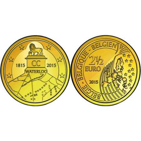 2015 * 2,5 Euro BELGIUM "200th Battle of Waterloo"