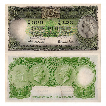 1961-65 * Banknote Australia 1 pound VF