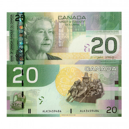 2004 * Banknote Canada 20 Dollars "Elizabeth II" (p103) UNC