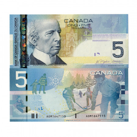 2006 * Banknote Canada 5 Dollars "Sir Wilfrid Laurier" (p101Aa) UNC