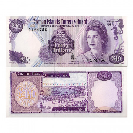 1981 * Banknote Cayman 40 dollars UNC