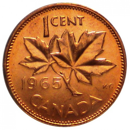 1965 * 1 cents Canada Maple Leaf BU