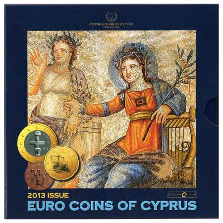 2013 * CYPRUS Official euro Coin Set BU