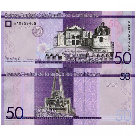 2014 * Banknote Dominican Republic 50 Pesos UNC